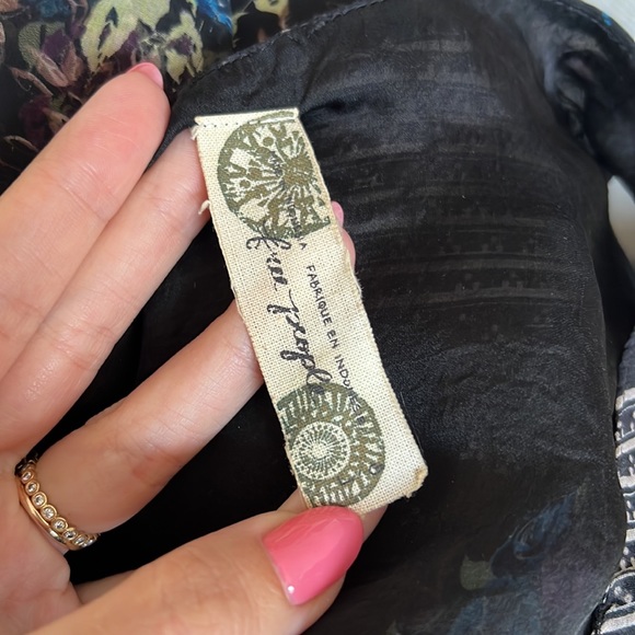 Free People Printed Chiffon Dress - Picture 4 of 5